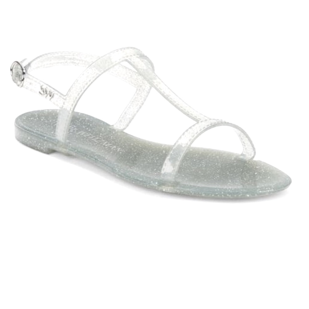 STUART WEITZMAN Millie Jelly Glitter Sandals
